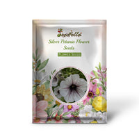 Silver petunia garden seeds for outdoor planting