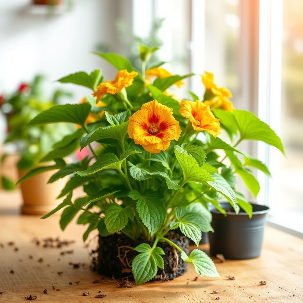 Yellow Red Danova Copper Flower seeds for Planting - Premium Quality, Heirloom & GMO Free Seeds for Home Garden