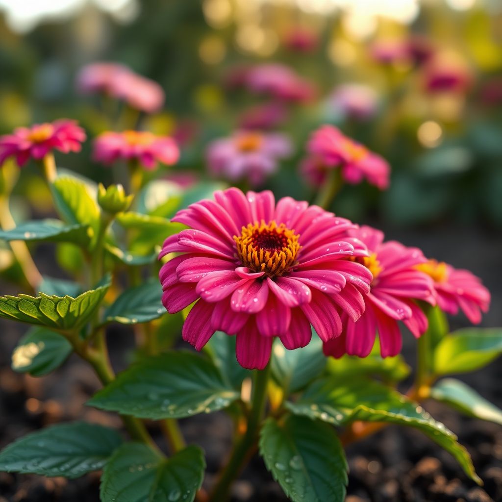 Zinnia Benary Giant Pink Seeds for Bright, Pink Zinnia Blooms