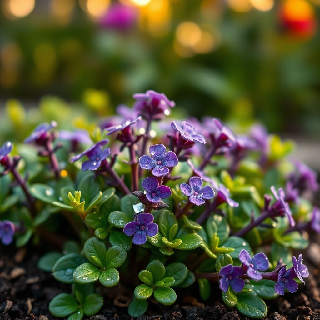 Purple Creeping Thyme Flower seeds for Planting Seasonal Bloomer Heirloom & GMO Free Seeds for Home Garden 
 
 Sale