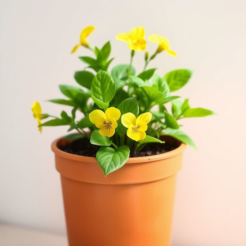 Yellow Viola Flower seeds for Planting - Perfect for Borders, Heirloom & GMO Free Seeds for Home Garden