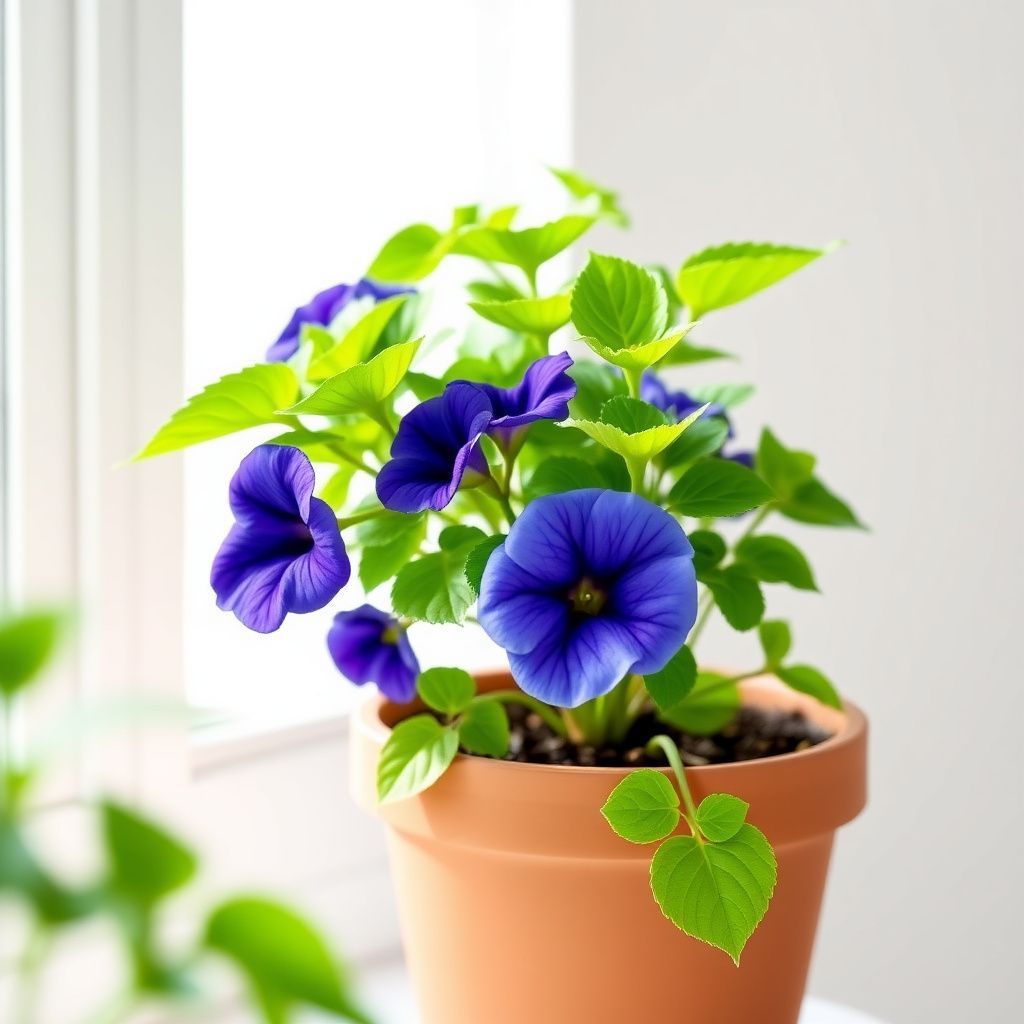 Blue Phantom Petunia Seeds – Heirloom Non-GMO Long Bloom Flowers for Home Garden Planting