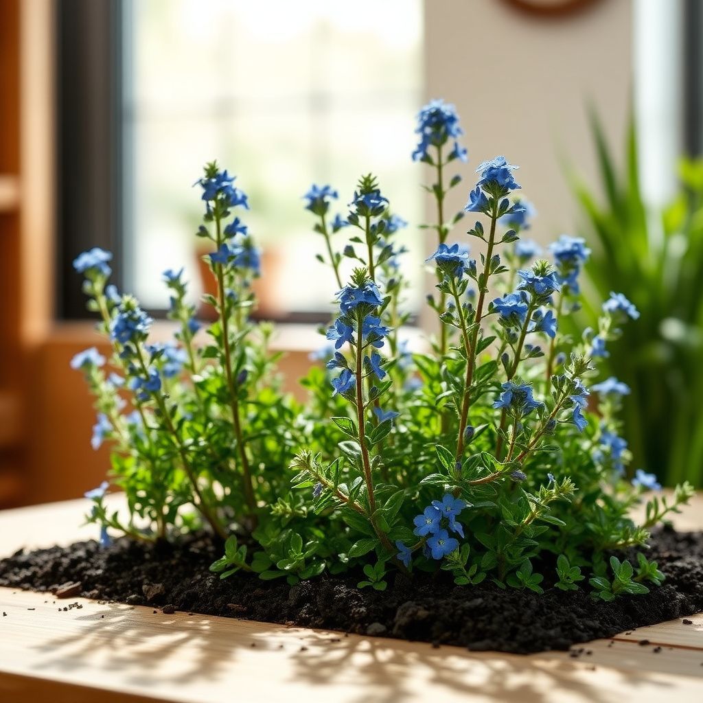 Blue Creeping Thyme Flower Seeds for Home Garden Ground Cover and Landscape Use