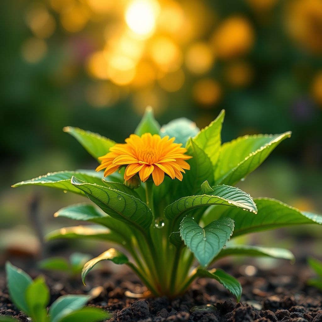 Yellow Orange Straw Flower Planting Seeds