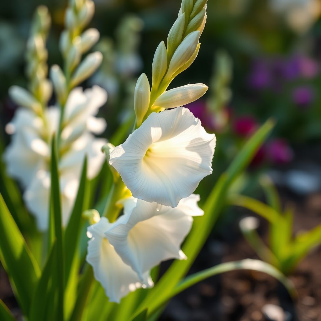 White SkyBlue Gladiolus Flower Seeds for Planting Shade Tolerant Heirloom & GMO Free Seeds for Home Garden
 
 Sale