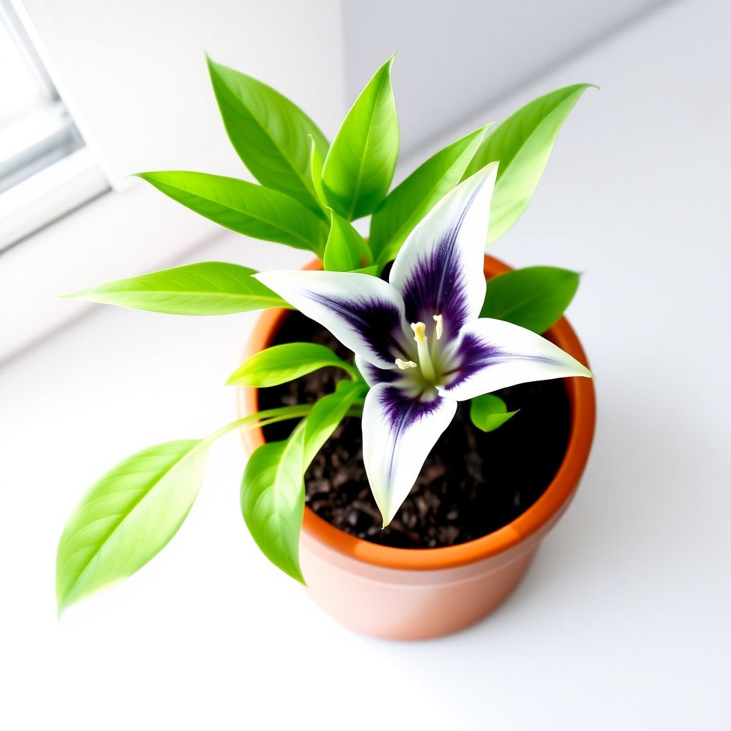 Lilium Flower Seeds - Blue and White Variety for Planting