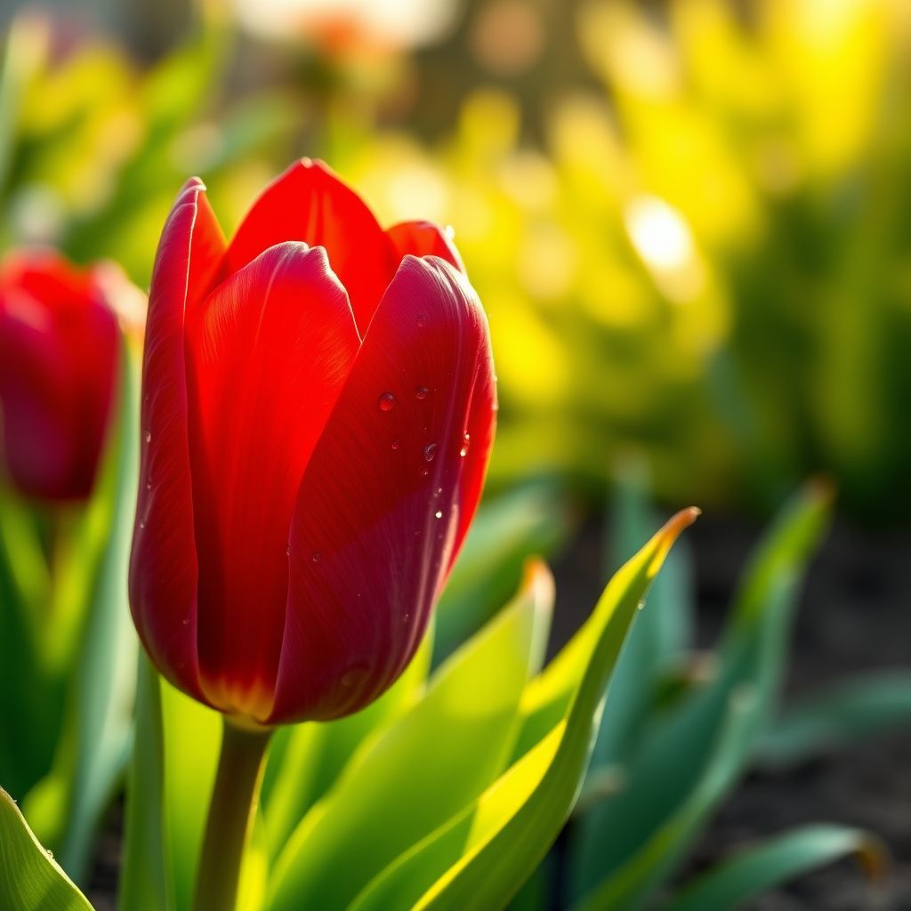 Elegant Maroon Tulip Seeds for Planting