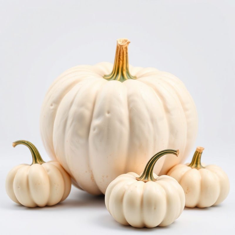 Valencia White Pumpkin Planting Seeds for Unique Gourds