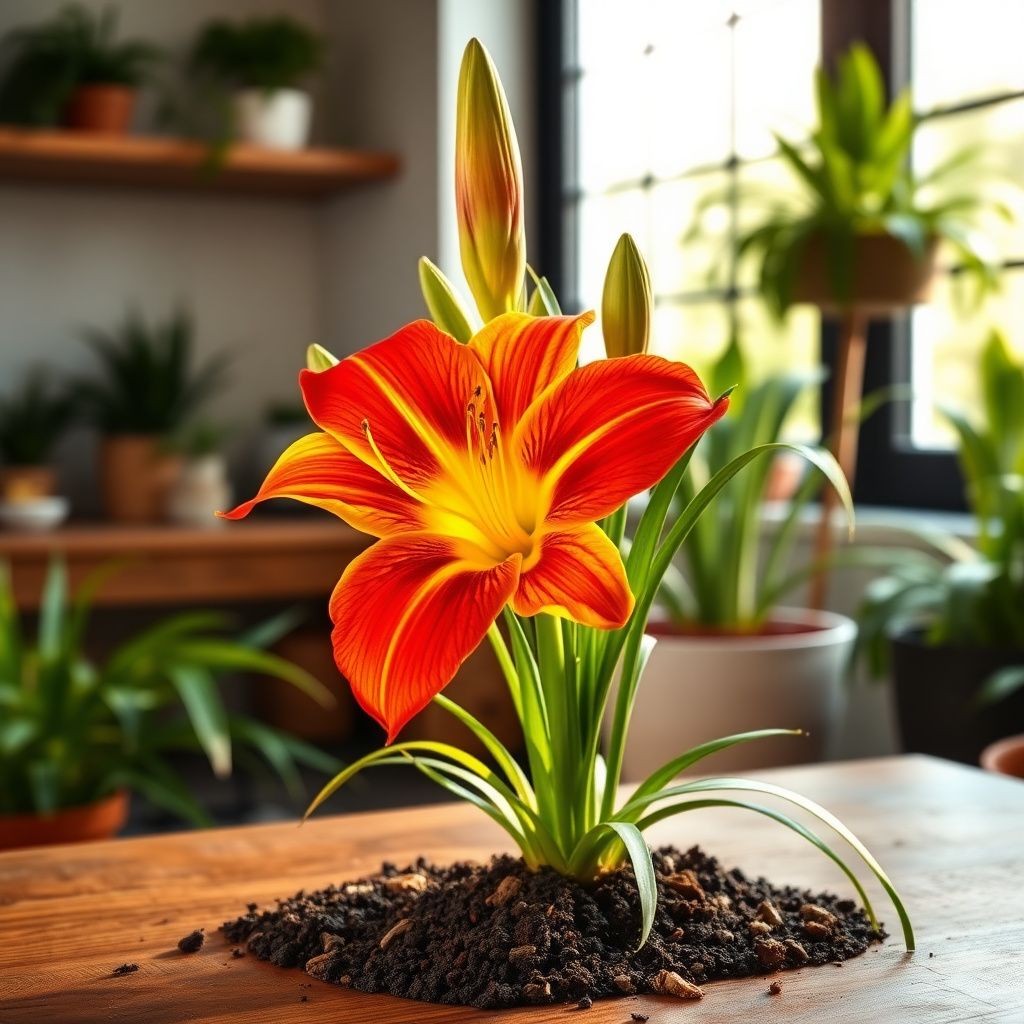 Yellow Red Hemerocallis Flower seeds for Planting - Sun Loving, Heirloom & GMO Free Seeds for Home Garden