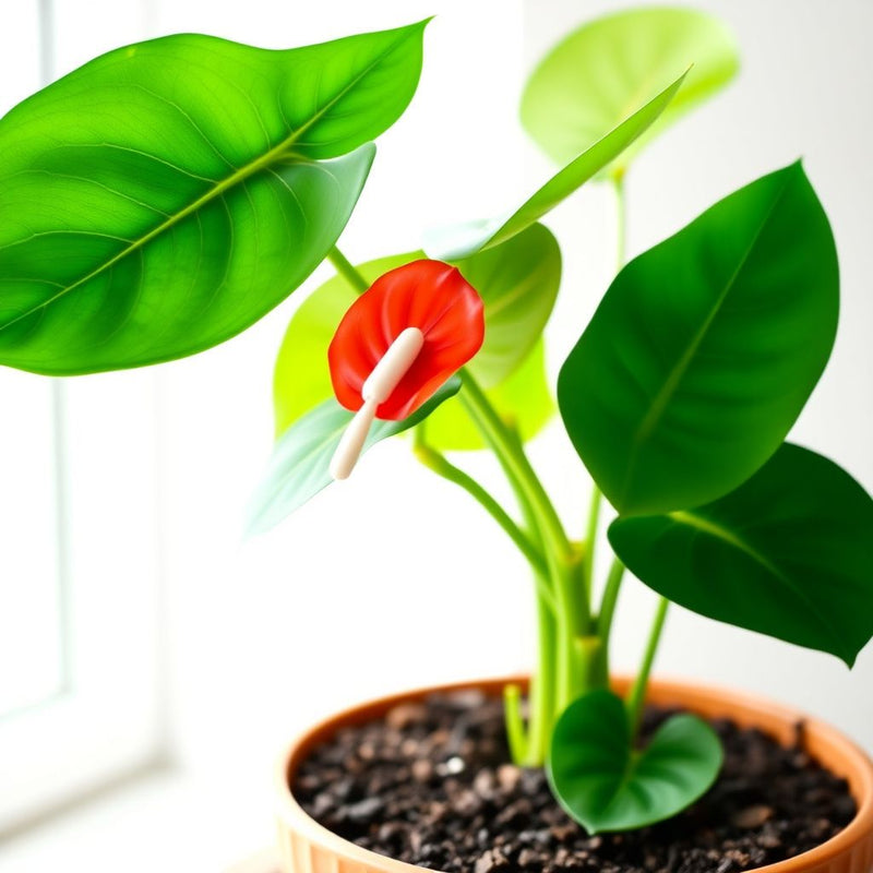 Anthurium Flower seeds for Planting - Fragrant Blossoms, Heirloom & GMO Free Seeds for Home Garden