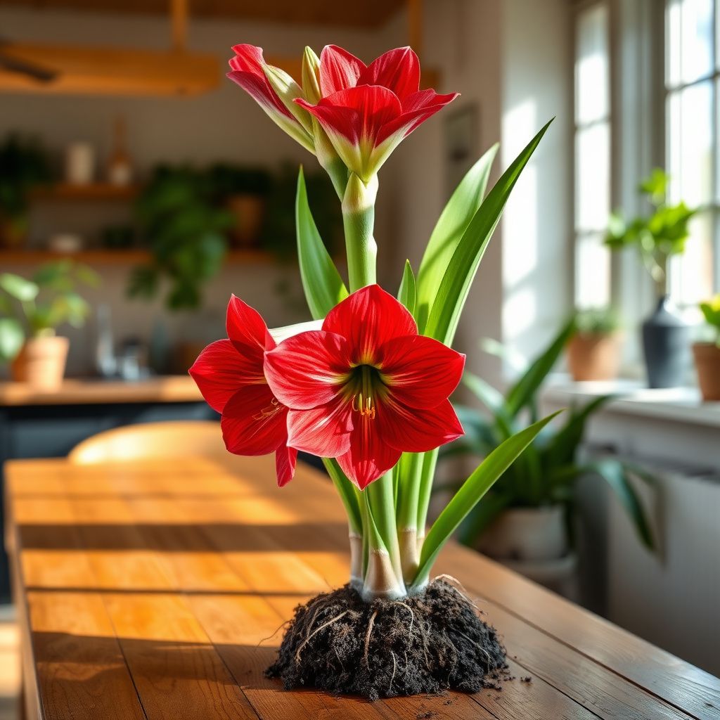 Amaryllis Barbados Flower seeds for Planting - Bright Blooms, Heirloom & GMO Free Seeds for Home Garden