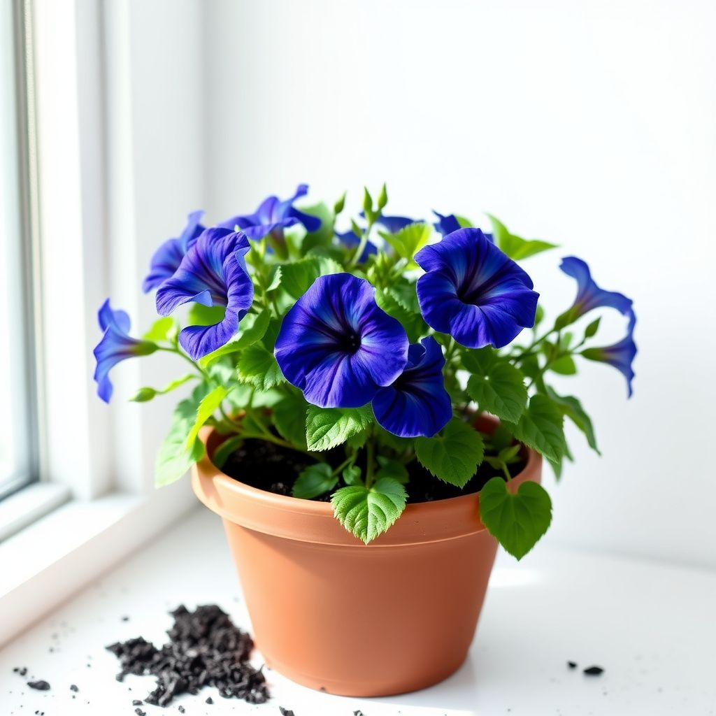 Blue Oblique Petunia Flower Seeds - Planting for Stunning Gardens