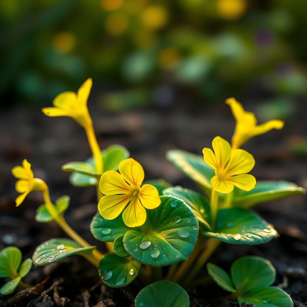 Yellow Oxalis Versicolor Flower seeds for Planting Seasonal Bloomer Heirloom & GMO Free Seeds for Home Garden 
 
 Sale