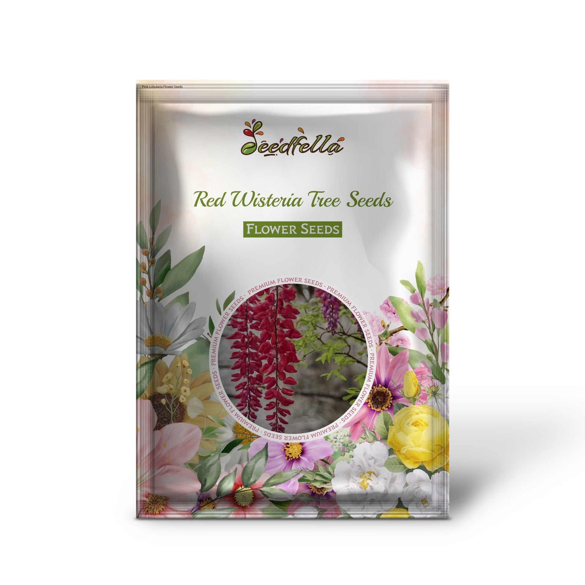 Red Wisteria garden seeds for outdoor planting