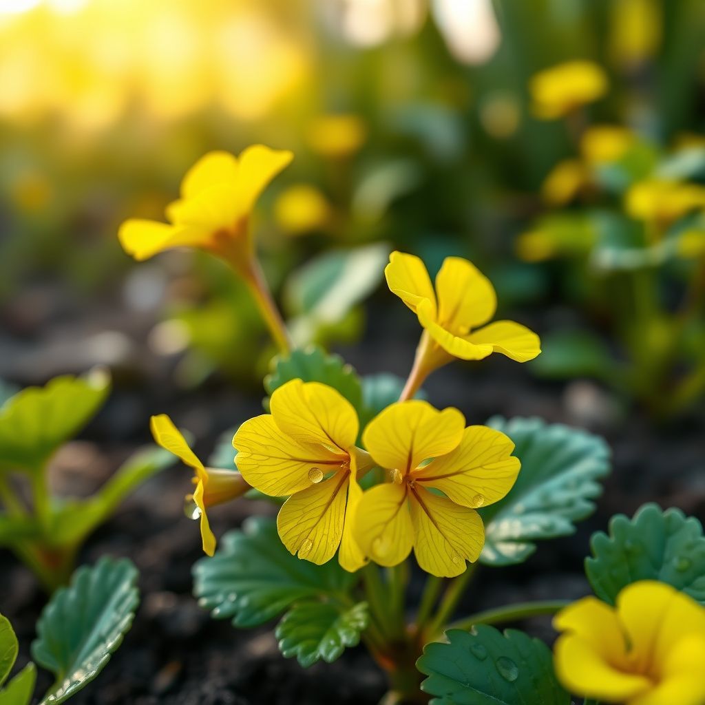 Yellow Pelargonium Flower seeds for Planting - Wildflower Mix, Heirloom & GMO Free Seeds for Home Garden