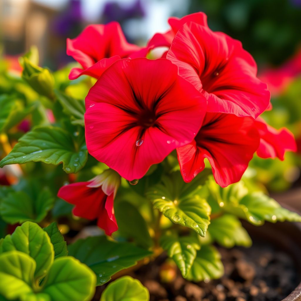 Apricot Punch Calibrachoa Organic Petunia Seeds for Planting in Balcony and Hanging Baskets