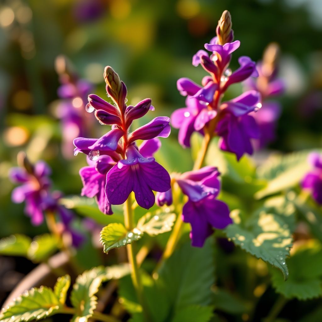 Salvia Splendens Sizzler Purple Seeds for Planting Butterfly Garden Window Planters