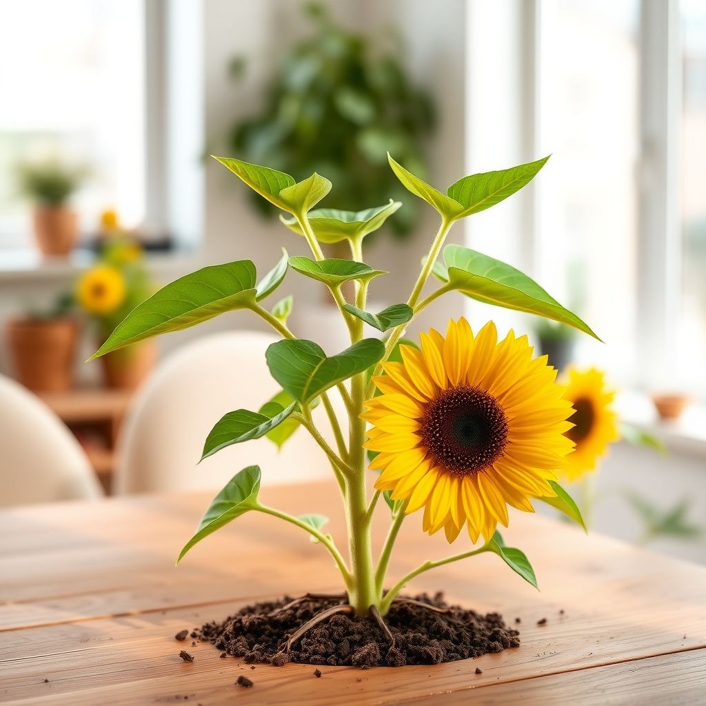 Mini Sunflower Helianthus annuus Seeds for Planting in Flower Bed and Garden