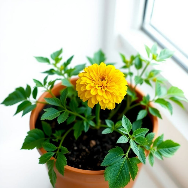Yellow Signet Marigold Flower Seeds Planting