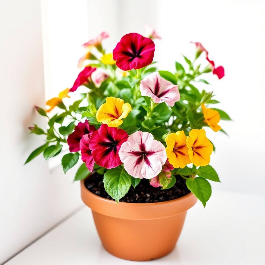 Multi-Flowered Double-Petal Petunia Seeds for Planting - Vibrant Mixed Colors