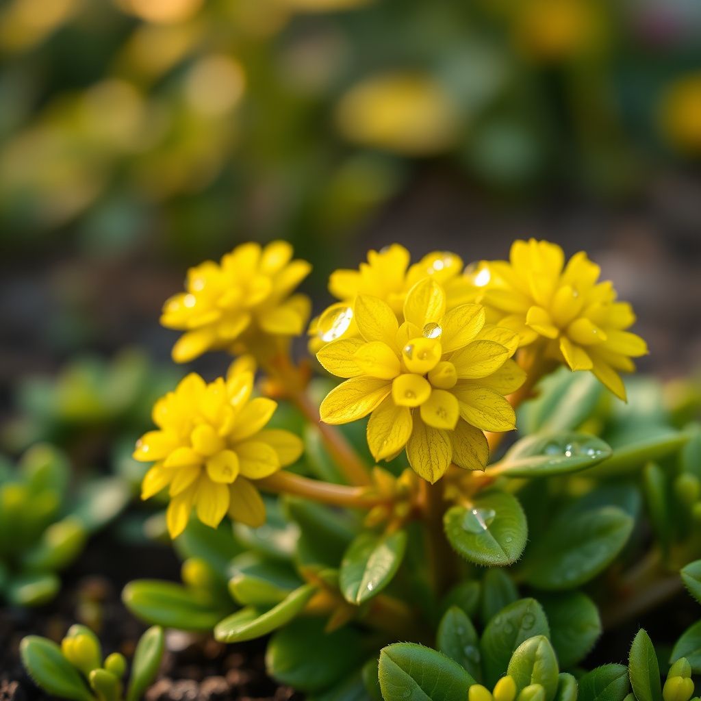 Yellow Sedum Oreganum Flower seeds for Planting - Wildflower Mix, Heirloom & GMO Free Seeds for Home Garden
