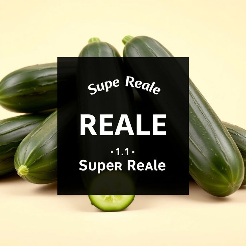 Super Reale F1 Cucumber Seeds for High-Yielding Garden Cucumbers