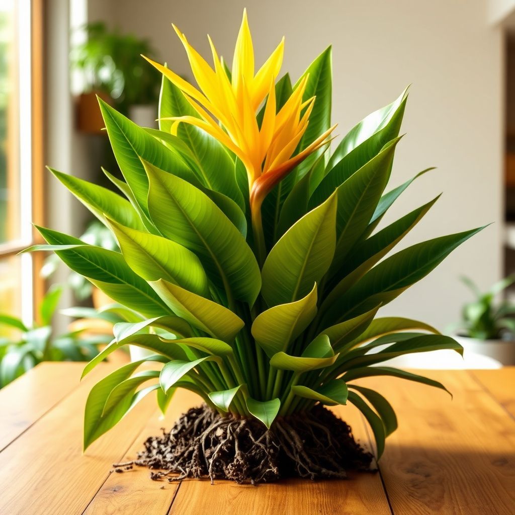 Yellow Strelitzia Reginae Flower seeds for Planting Premium Quality Heirloom & GMO Free Seeds for Home Garden