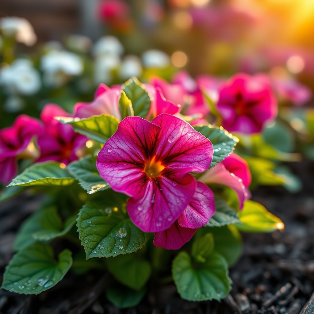 Pelleted Candypops Vein Mix Petunia Seeds