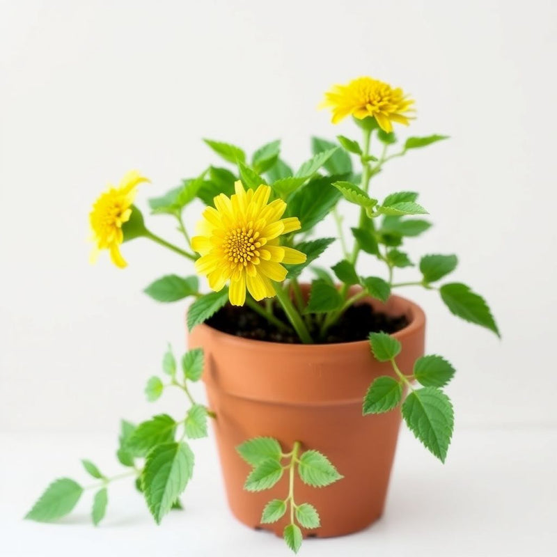 Yellow Scabious Flower seeds for Planting - Easy to Grow, Heirloom & GMO Free Seeds for Home Garden