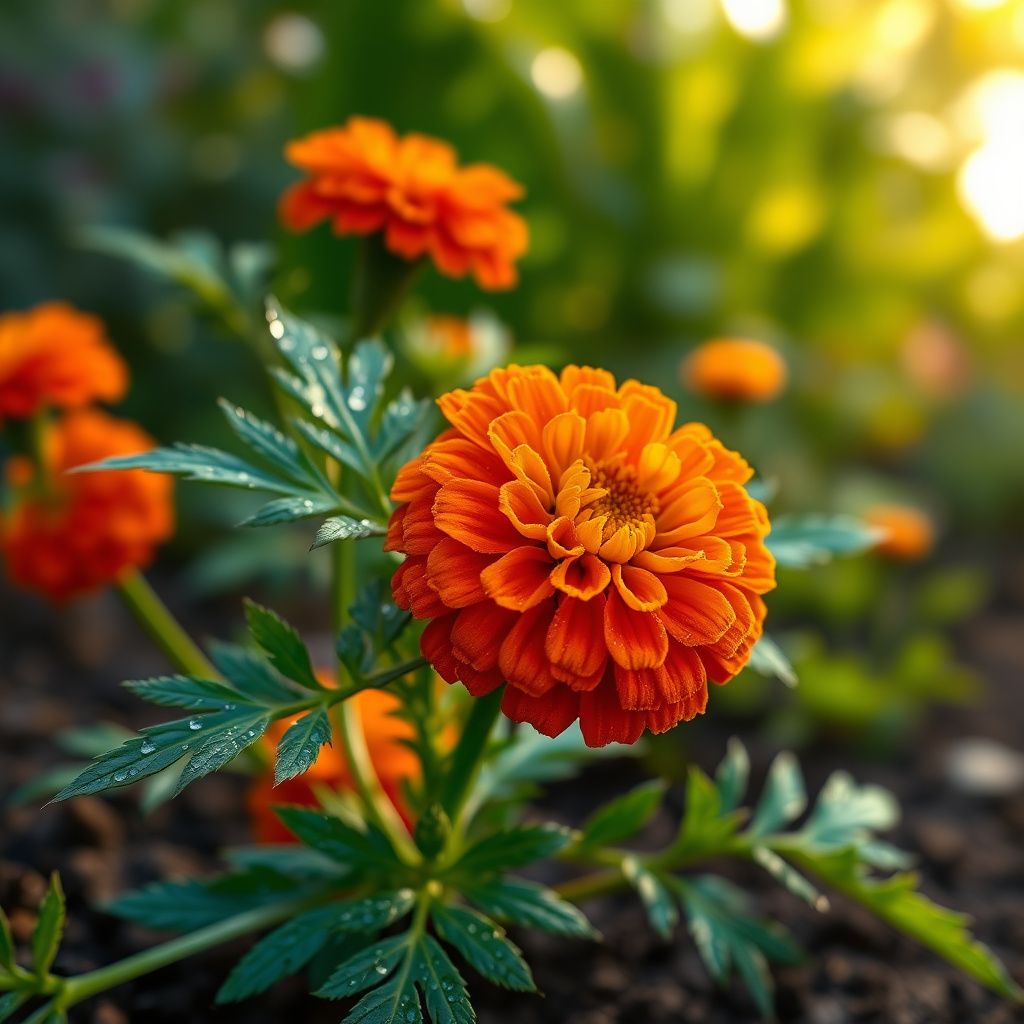 Mexican Marigold Flower seeds for Planting Seasonal Bloomer Heirloom & GMO Free Seeds for Home Garden 
 
 Sale