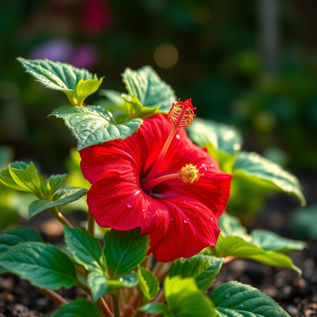 Roselle Hibiscus Sabdariffa Seeds for Planting Edible Garden Herbal Patch