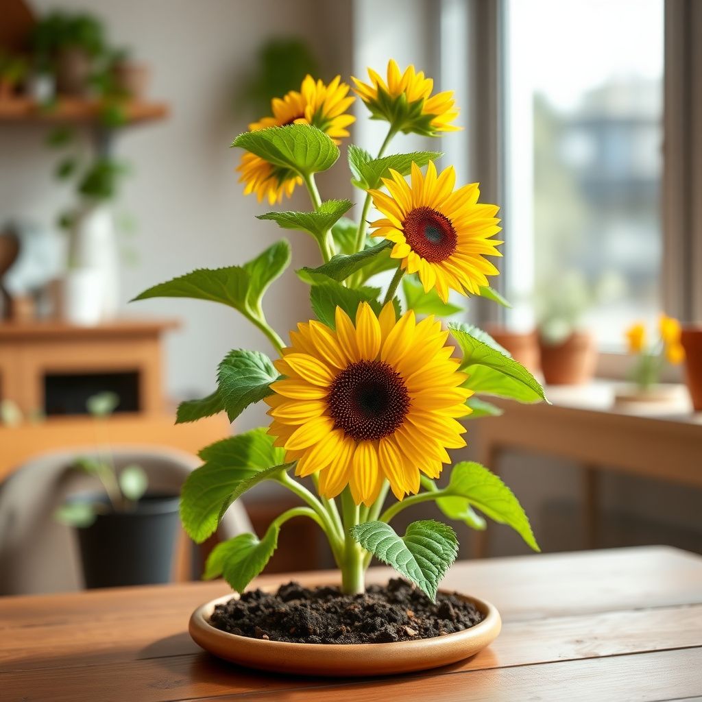 Dwarf Sunflower Seeds, Real Mini Helianthus Annus Seeds