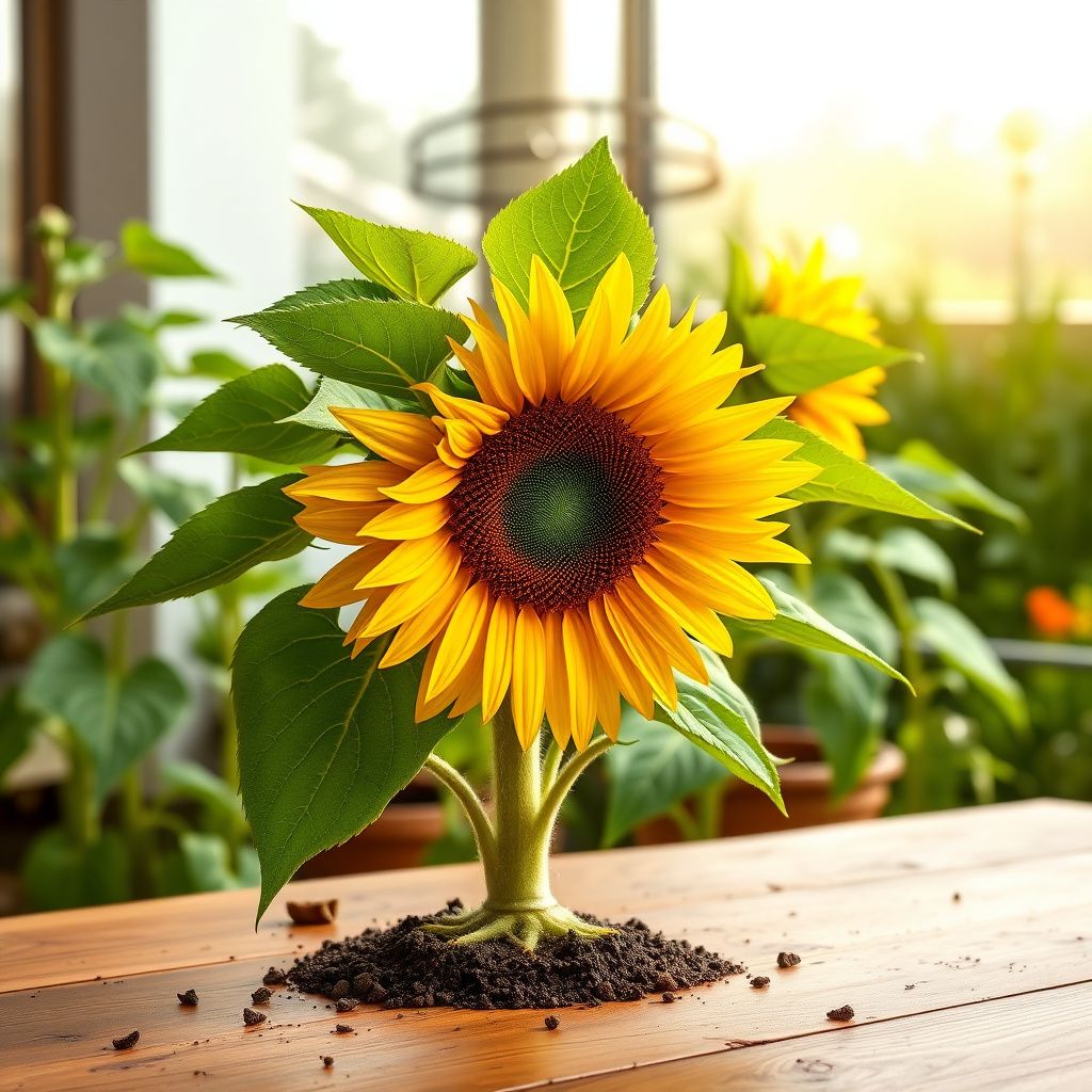 Giant Sunflower Helianthus annuus Seeds for Planting in Flower Bed and Backyard Garden