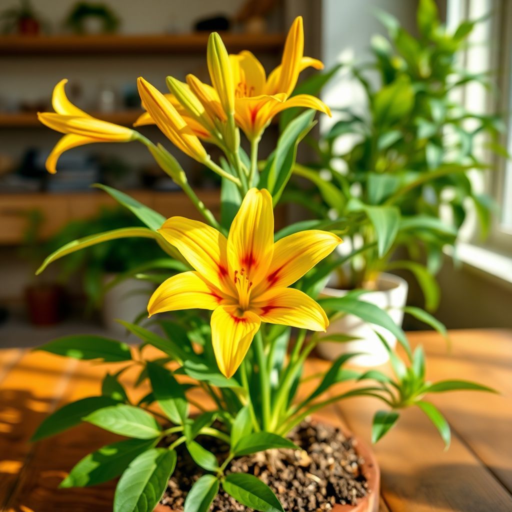 Yellow Red Lilium Flower seeds for Planting - Hardy Variety, Heirloom & GMO Free Seeds for Home Garden