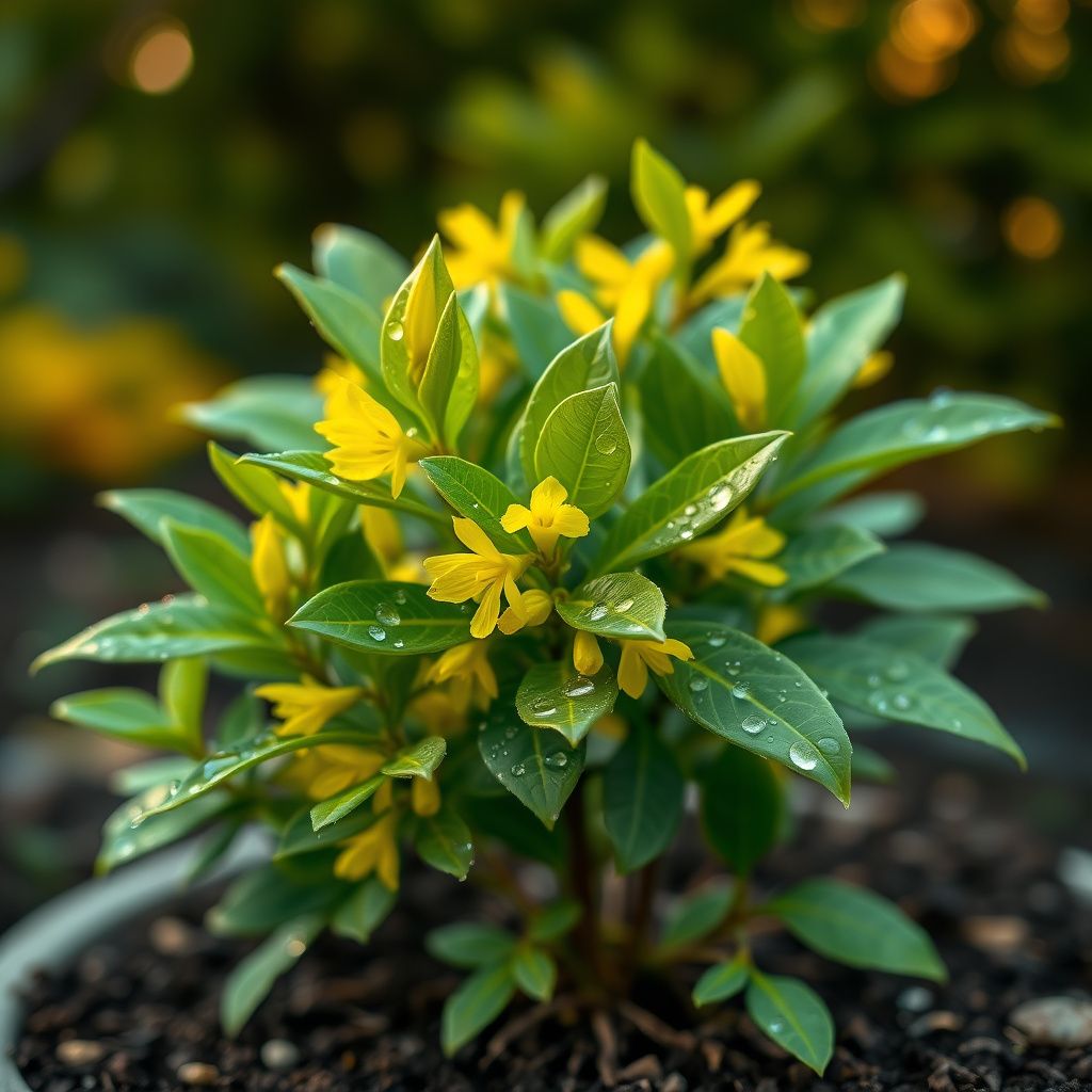 Yellow Trifoliate Forsythia Plant Seeds Planting