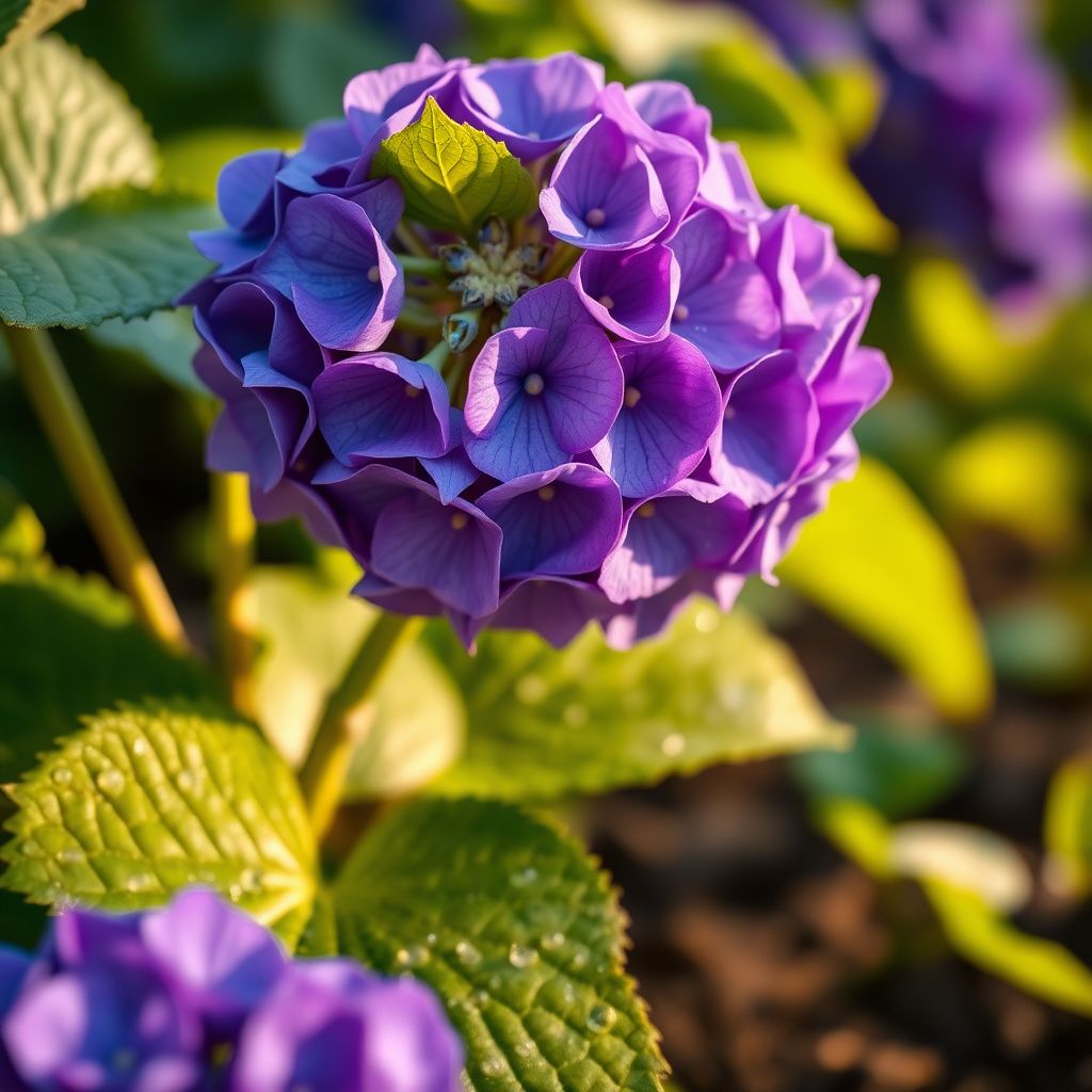 Blue Purple Hydrangea Flower seeds for Planting Long Bloom Season Heirloom & GMO Free Seeds for Home Garden 
 
 Sale