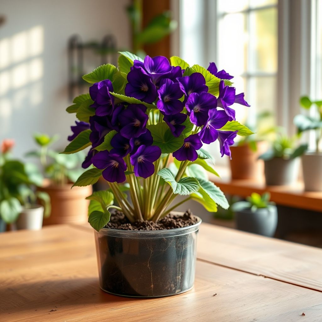 African Violet Flower seeds for Planting Low Maintenance Heirloom & GMO Free Seeds for Home Garden