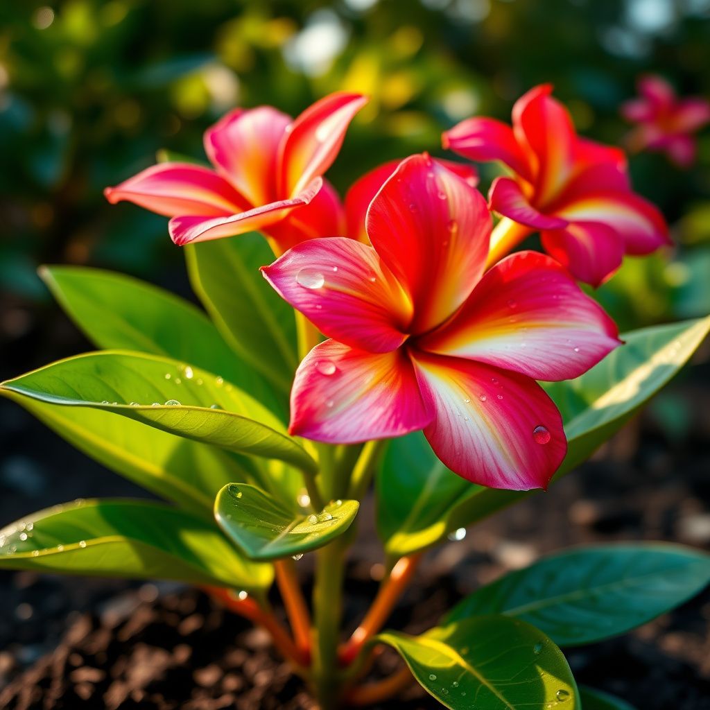 Mixed Frangipani Flower seeds for Planting - Vibrant Colors, Heirloom & GMO Free Seeds for Home Garden