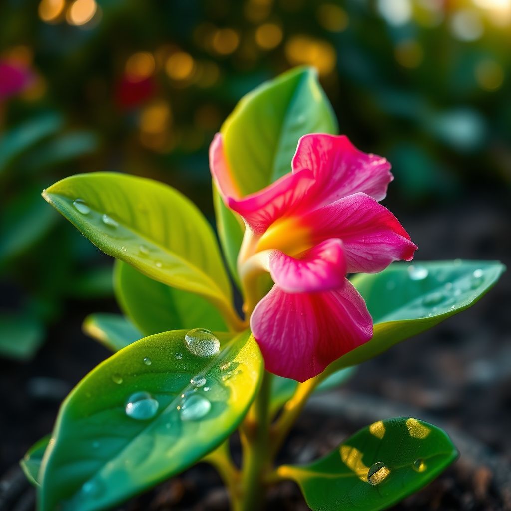 Adenium Flower seeds for Planting Easy to Grow Heirloom & GMO Free Seeds for Home Garden