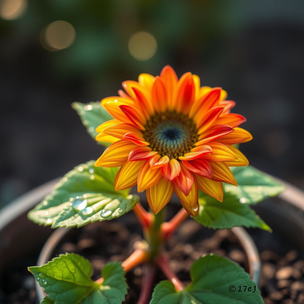 Mini Rainbow Sunflower Seeds, Ornamental Bonsai Plants