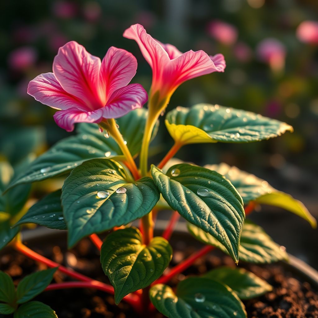 Althaea Rosea Pink Flower Seeds for Vibrant Planting and Lush Gardens