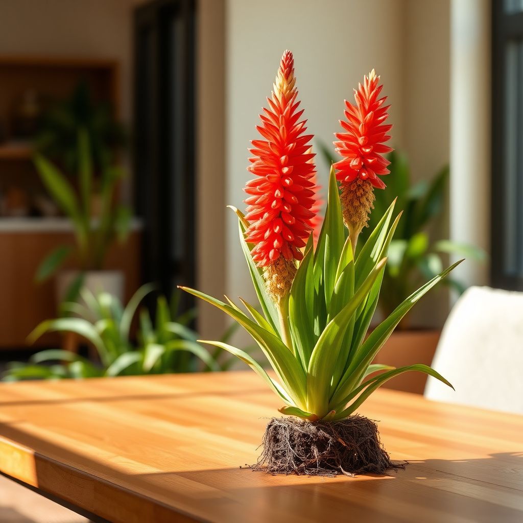 Red Hot Poker Flower Seeds for Planting Kniphofia Uvaria for Flower Borders
