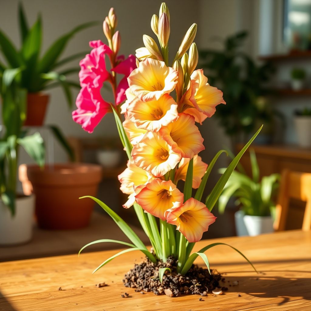 Yellow Light Pink Gladiolus Flower Seeds for Planting Fragrant Blossoms Heirloom & GMO Free Seeds for Home Garden
 
 Sale
