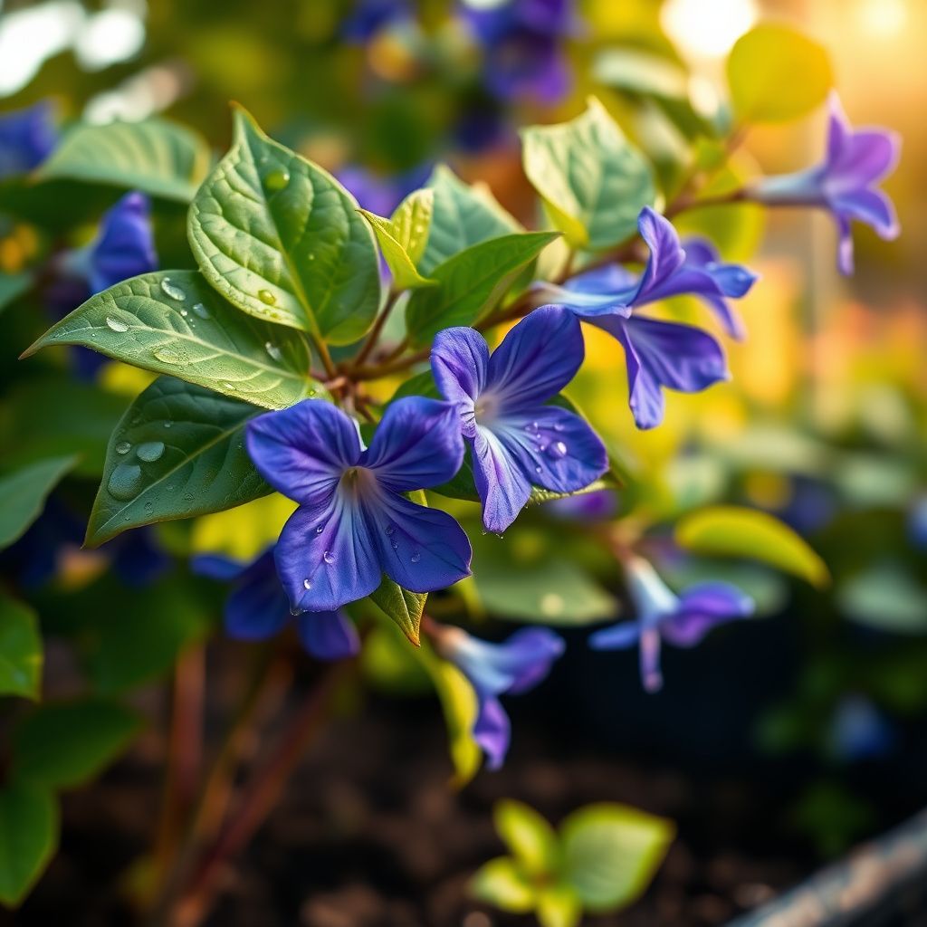 Blue Climbing Vine Seeds - Mandevilla Sanderi for Planting