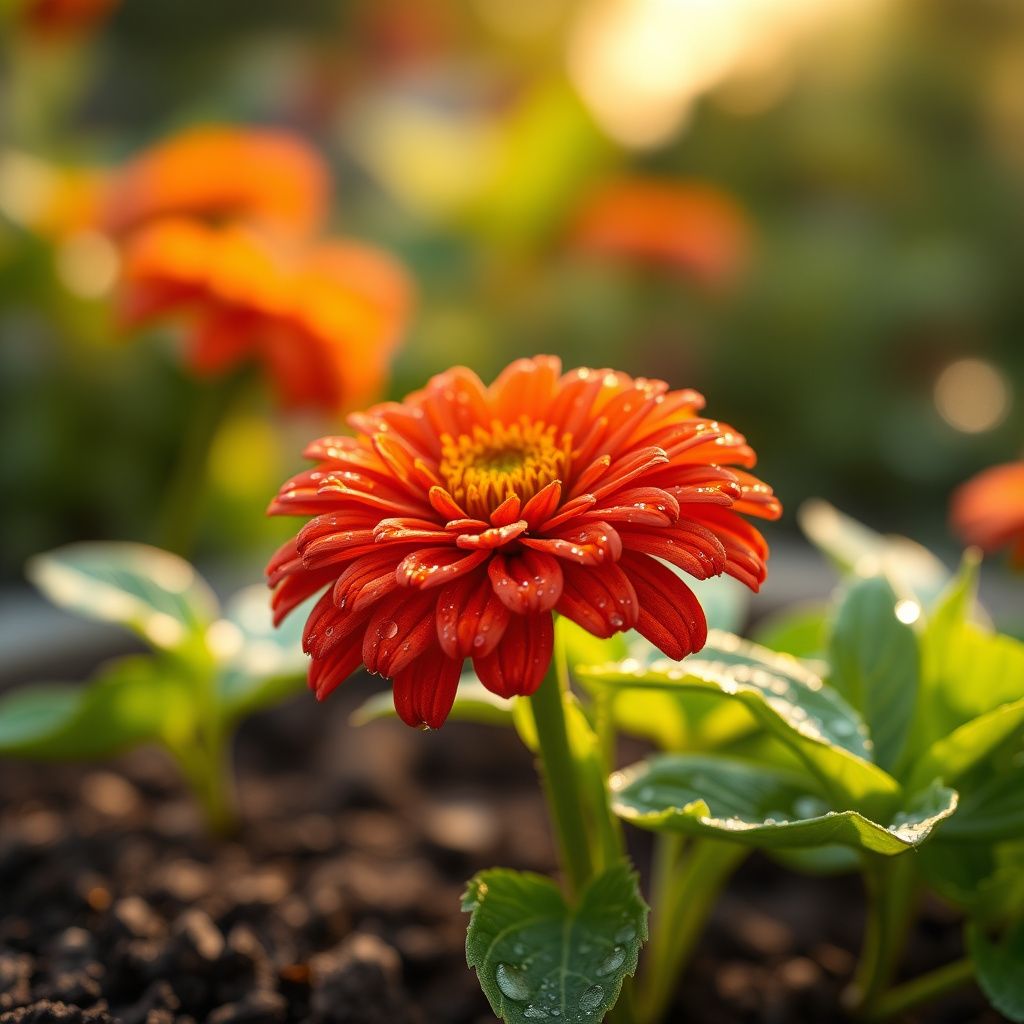 Zinnia Zinnia spp Flower Seeds for Planting in Flower Bed