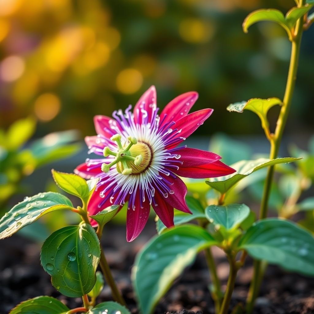 Mixed Color Passion Flower Seeds – Non-GMO, Heirloom, High Germination Organic Garden Seeds for Planting