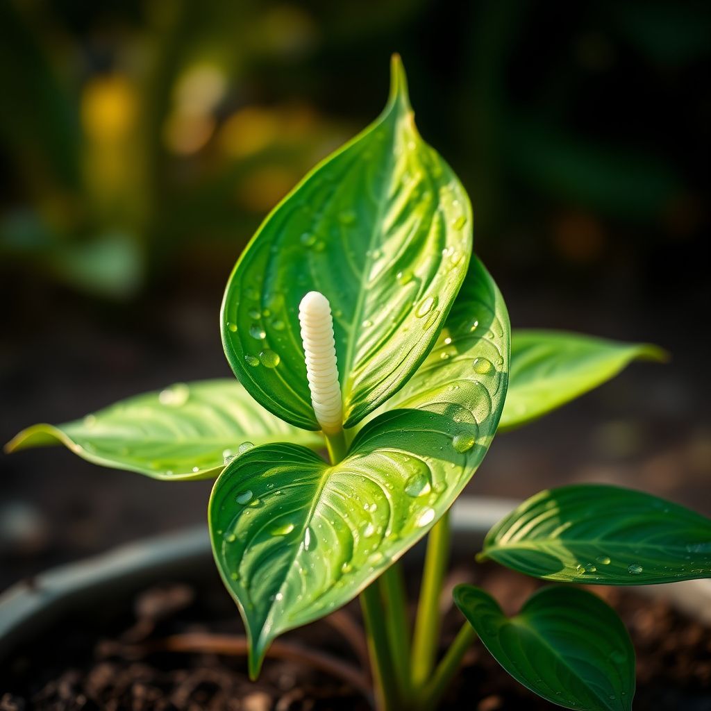 Anthurium Flower Seeds for Planting - Grow Stunning Green Blooms in Your Garden