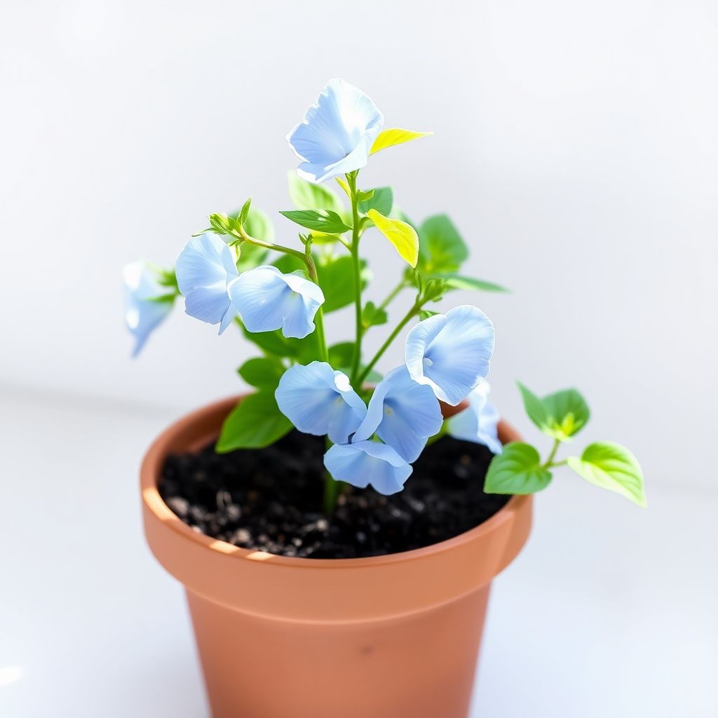Sweet Pea Flower Seeds in Light Blue for Creating Fragrant Gardens