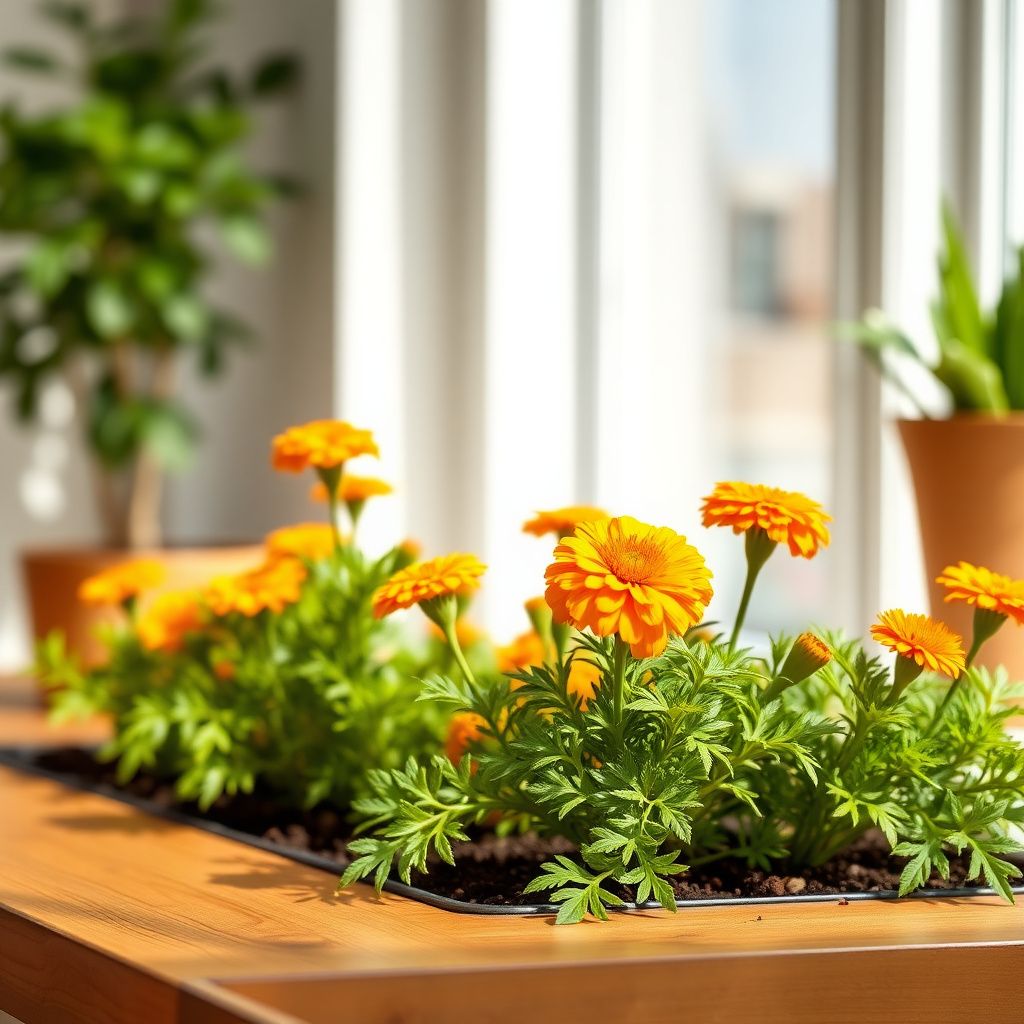 Marigold Tagetes erecta Seeds for Planting in Flower Bed and Home Garden