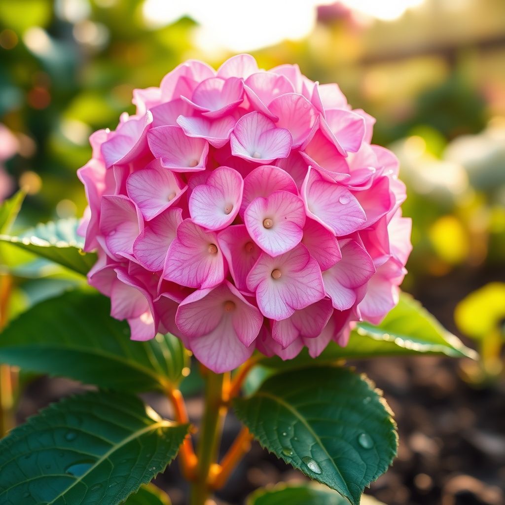 White Pink Hydrangea Seeds Flower seeds for Planting - Sun Loving, Heirloom & GMO Free Seeds for Home Garden